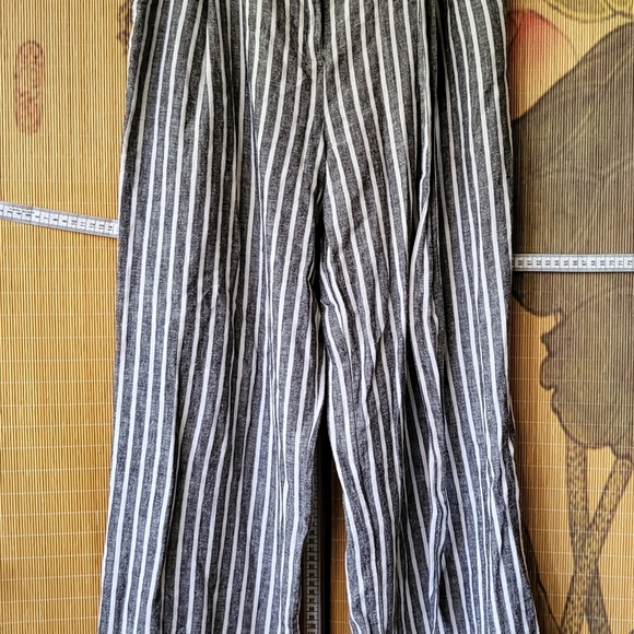 Sz2 Glassons Wide Leg Paperbag Linen 
